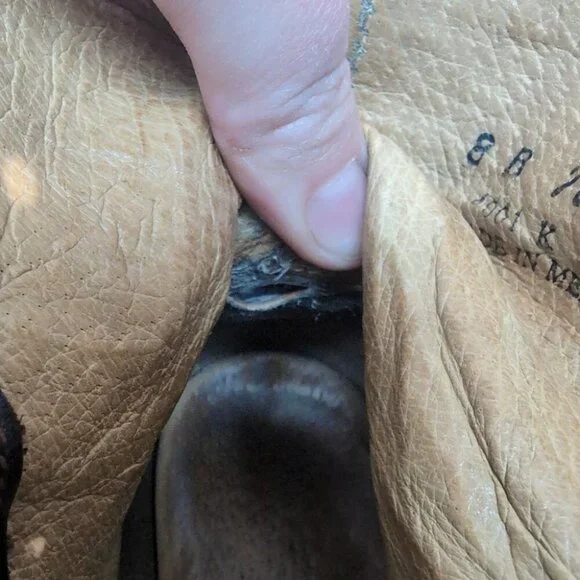 Frye Brown Leather Lace Up Combat Boots Women Size 8 - Picture 8 of 9